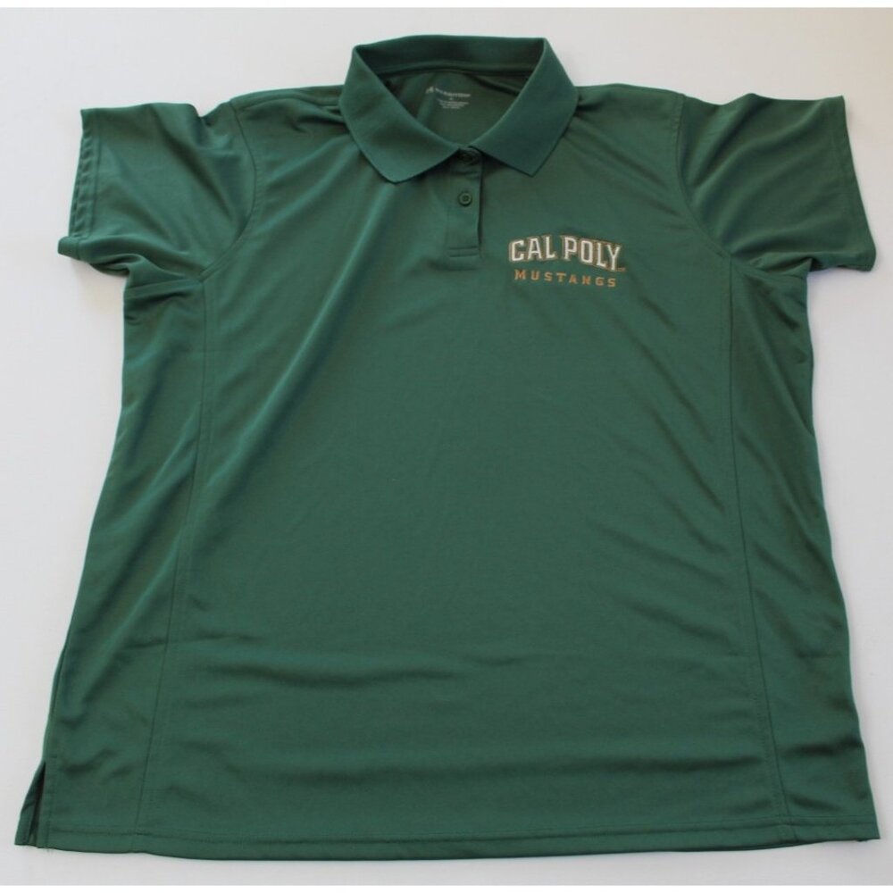 Cal Poly Mustangs Men's Embroidered Polo Shirt Size XL